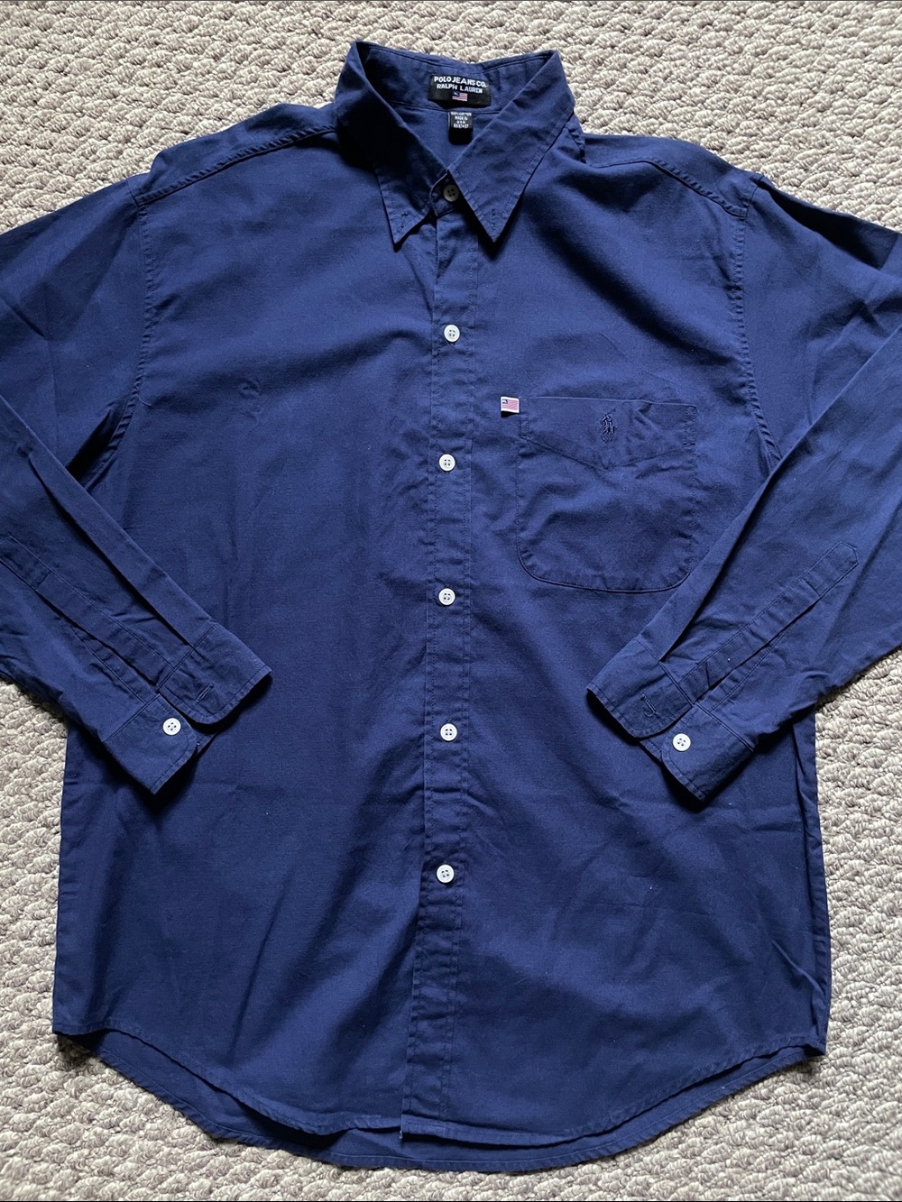 Vintage polo jeans co Ralph Lauren longsleeve button up shirt